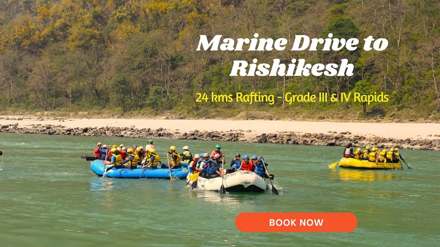 Marine Drive to Rishikesh Rafting